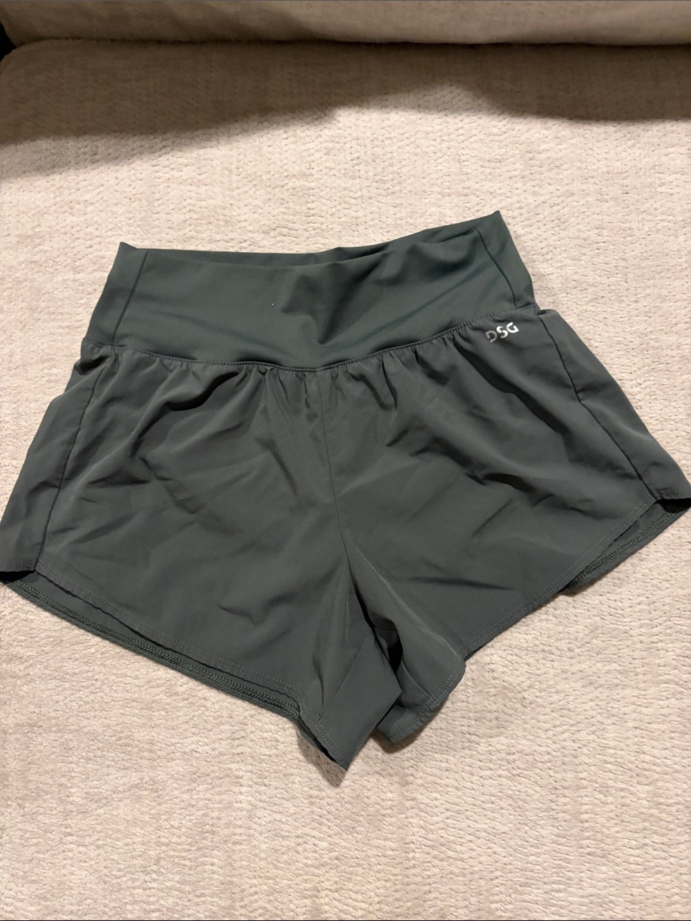 DSG Kids Active Shorts — Dark Green